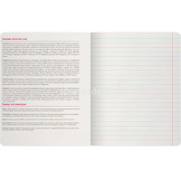 Тетрадь А5 48л линия Литература "Зверобудни" на скобе матовая ламинация Soft Touch 7-48-1254/02 от магазина "Карандаш"