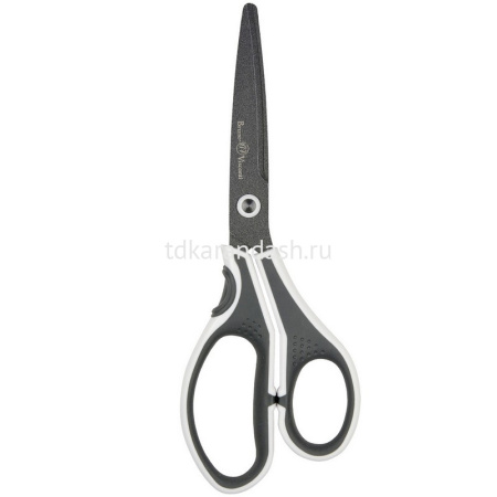 Ножницы 21см "Finecut" сталь с тефлоновым покрытием, ручки пластик с прорезиненными вставками от магазина "Карандаш"