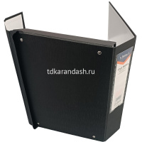 Короб архивный А4 72мм на резинке, полипропилен, складывающийся, черный VS126027 от магазина "Карандаш"