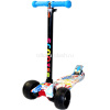 Самокат 3-х колёсный L=60см ассорти, пластик/металл, колесо PU d=11см/7см светится 1121-47