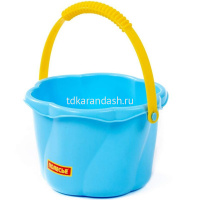Ведро "Цветок" среднее 10х16х16см пластик, 4 цвета №4 94193 от магазина "Карандаш"