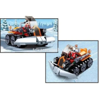 Конструктор "Снегоуборщик" 82 детали 19х14х5см пластик (фигурка 10,2см) 38-0950 от магазина "Карандаш"