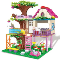 Конструктор "Домик на дереве" 540 деталей 31х23х7см пластик 2299054/C0213A от магазина "Карандаш"