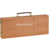 Этюдный ящик №1 35х14х5,7см с пеналом для кистей и красок, дерево 1601269-1