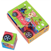 Умные кубики 6шт. "Мы мчимся, мчимся, мчимся" 978-5-8112-7142-9 от магазина "Карандаш"