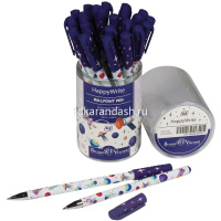 Ручка шариковая "HappyWrite. Космос" 0,5мм синяя 20-0215/61 от магазина "Карандаш"
