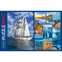 Пазлы 500+500 эл. "Premium. 2 картинки в 1 коробке. Морской Круиз" 34х46см 061451 от магазина "Карандаш"
