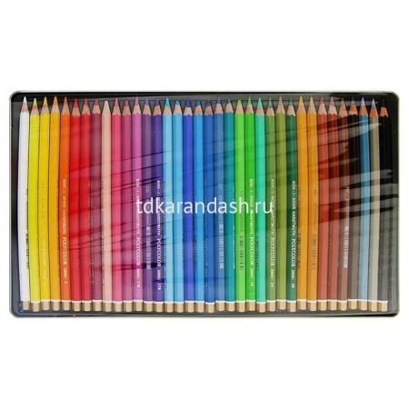 Карандаши 36 цветов "Polycolor" шестигранные дерево, металл 3825 от магазина "Карандаш"