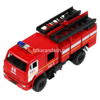 Картинка Машина "Kamaz. Пожарная 43502" инерционная, металл 15см (открывающиеся двери) KAM43502-15FIR-RD от магазина "Карандаш" Машина "Kamaz. Пожарная 43502" инерционная, металл 15см (открывающиеся двери) KAM43502-15FIR-RD от магазина "Карандаш"
