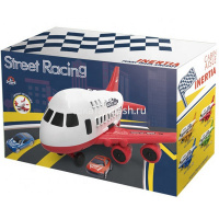 Набор "Самолет с машинками" 37 х 15см, в комплекте самолет, 3 машинки, пластик 2001956/1909C8 от магазина "Карандаш"