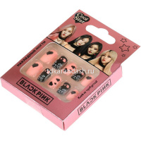 Накладные ногти "Black pink. Cool Star" 10шт в картонной коробке 115615-BP-TTG от магазина "Карандаш"