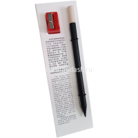 Карандаш вечный чернографитный l-170мм, d-8мм с точилкой 11768-24 от магазина "Карандаш"