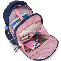 Рюкзак "Ежики. Романтика" 30х38х20см, 1000гр, 2 отделение, 2 кармана, синий 12-001-126/02 от магазина "Карандаш"