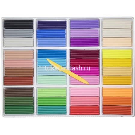 Пластилин 40 цветов 800гр. "Классика" со стеком, картон 30С 1922-08 от магазина "Карандаш"