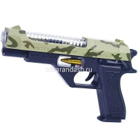 Пистолет "Камуфляж" 23,5х13,5см пластик (свет, звук) 814 от магазина "Карандаш"