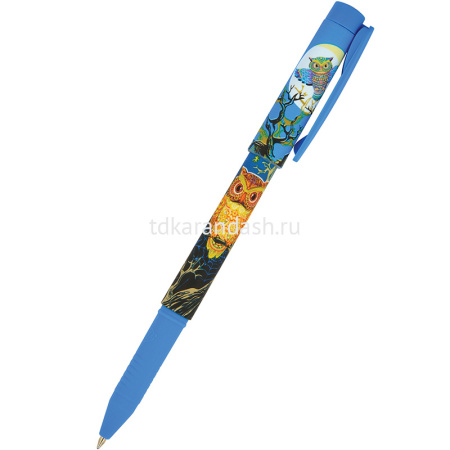 Ручка шариковая "FreshWrite. Мультики. Синяя сова" 0,7мм синяя 20-0214/37