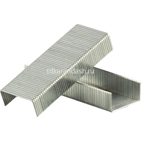 Скобы №24/6 1000шт. оцинкованные, в картонной коробке 324405 от магазина "Карандаш"