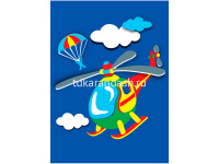 Набор для аппликации "Вертолет" 2-555/02 от магазина "Карандаш"