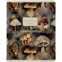 Тетрадь А5 48л клетка "Flora. Forest fairy tale" на скобе матовая ламинация Soft Touch, фольга 7-48- от магазина "Карандаш"