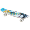Скейтборд 65х17см, пластик, 4 колеса PU d=5,8см светятся, с ручкой U035602Y от магазина "Карандаш"