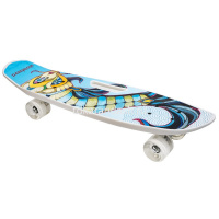 Скейтборд 65х17см, пластик, 4 колеса PU d=5,8см светятся, с ручкой U035602Y от магазина "Карандаш"