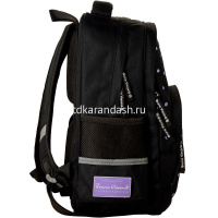 Рюкзак "Романтическая лама" 40х30х19см, 800гр, 2 отделения, 3 кармана, черный 12-002-126/01 от магазина "Карандаш"