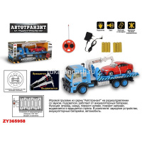 Машинка р/у "Автотранзит" движ. во всех направ. подсветка, звук, в/к 48*14*20 см. ZY365958 от магазина "Карандаш"