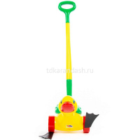 Каталка "Утёнок" с ручкой 7925 от магазина "Карандаш"