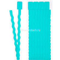 Набор закладок самоклеящихся 8 шт/уп 0,8х37,6см бирюзовая волна 2935/8-118 от магазина "Карандаш"