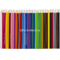 Карандаши 36 цветов "Dino" шестигранные дерево, картон 3595 от магазина "Карандаш"