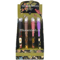 Карандаш автоматический "Flora. Black night" 0,7мм корпус ассорти, с ластиком, 4 вида 21-0077/01 от магазина "Карандаш"