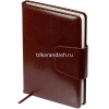 Ежедневник недатированный А5 "Prestige" 320стр., бордовый, искусственная кожа, магнитная застежка