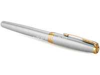 Ручка РЧ "Parker Sonnet Stainless Steel GT " премиум, F черная 1931506 от магазина "Карандаш"