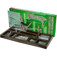 Конструктор металлический "Краны" 380 деталей 00865 от магазина "Карандаш"