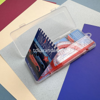 Набор 4 предмета в пенале (линейка 15см, 2 треугольника 7/10см, транспортир) пластик "Cars" от магазина "Карандаш"