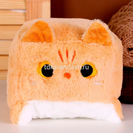 Котенок-кубик 20см рыжий FM6547 от магазина "Карандаш"