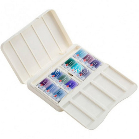 Краски акварельные 12 цветов "Грануляция" 2,5мл кюветы, картон 19422005 от магазина "Карандаш"