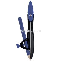 Готовальня 9 предметов (2 циркуля, линейка, транспортир, 2 угольника, ластик, точилка, карандаш) от магазина "Карандаш"