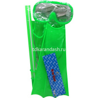 Набор д/плавания (ласты, маска, трубка, беруши) размер L, 3 цвета Y10925-24 от магазина "Карандаш"