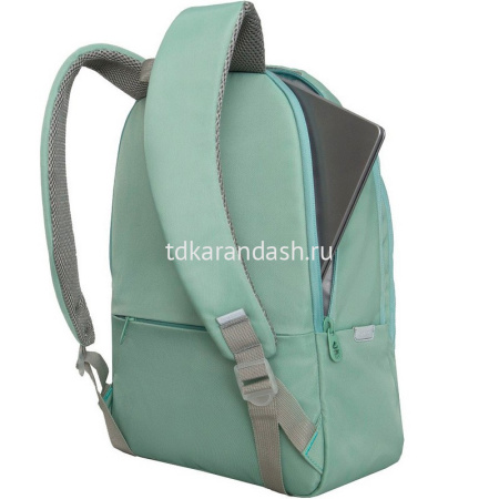 Рюкзак 29х40х18см, 600гр, 2 отделения, 4 кармана, мятный RD-540-2/3 от магазина "Карандаш"