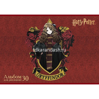 Альбом для рисования А4 30л "Гарри Поттер" на скобе 5 дизайнов 30А4В/074743 от магазина "Карандаш"