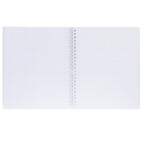 Тетрадь А5 80л клетка "Velvet. Белая" на спирали пластиковая обложка 081572 от магазина "Карандаш"