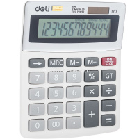Калькулятор 12 разрядов 105х130х33мм белый E1217 от магазина "Карандаш"