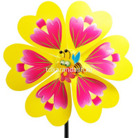 Ветрячок 1 вертушка д.24см, бумажн., 5 видов, Y4546-16 от магазина "Карандаш"