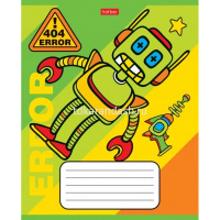 Тетрадь А5 12л линия "Я-робот" на скобе 5 дизайнов 12Т5В2/067657 от магазина "Карандаш"