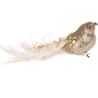 Украшение декоративное "Птица" 17х4х5,5см, золото 374-467 от магазина "Карандаш"