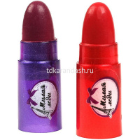 Тени для век "Цветок" с блестками (помада 2шт, аппликатор) в блистере 5566C-TM-ML от магазина "Карандаш"