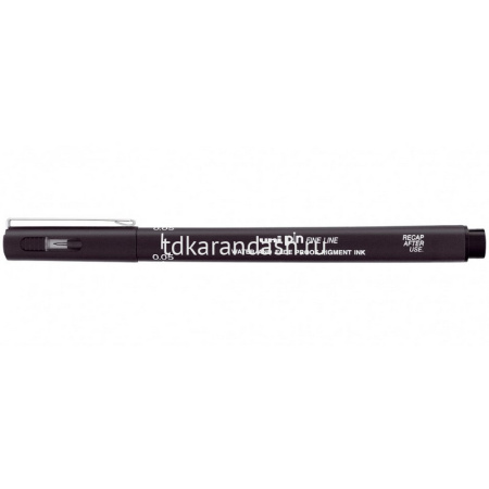 Ручка капиллярная "PIN005-200" 0,05мм черная 141534 от магазина "Карандаш"