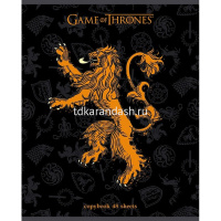 Тетрадь А5 48л клетка "Игра престолов. Выпуск №2" на скобе 5 дизайнов 48Т5В1/072763 от магазина "Карандаш"