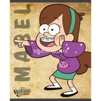 Тетрадь А5 24л клетка "Гравити Фолз" на скобе 5 дизайнов 24Т5В1/068736 от магазина "Карандаш"